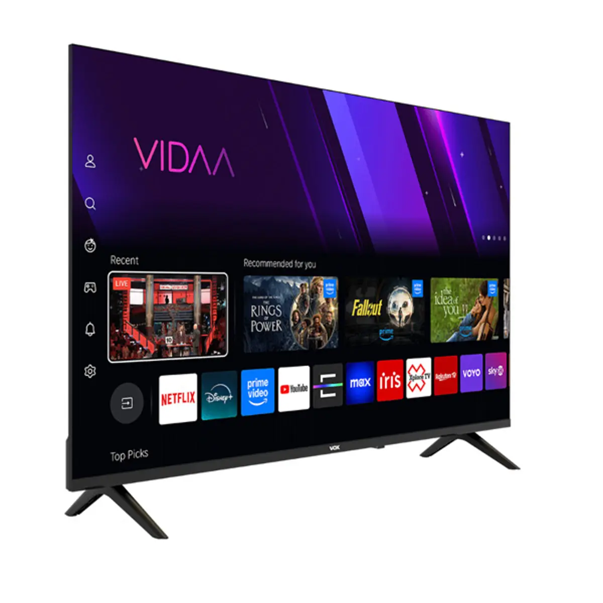 Vox Televizor 55VYU684 Smart, DLED, 4K UHD, 55''(140 cm), DVB-T2/C/S2
